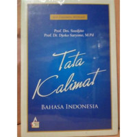 Image of Tata Kalimat  Bahasa Indonesia
